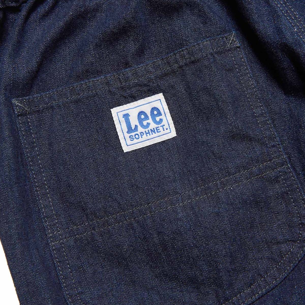 SOPHNET.  / Lee DUNGAREES SHIRRING SLACKS (Indigo) ヒップポケット